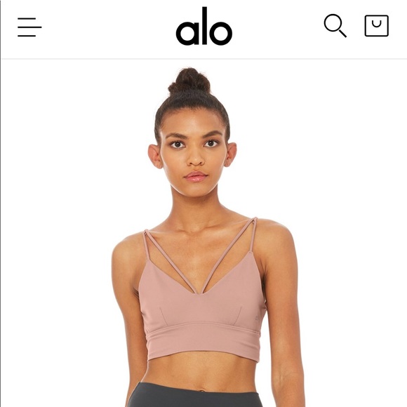 alo yoga glisten bra